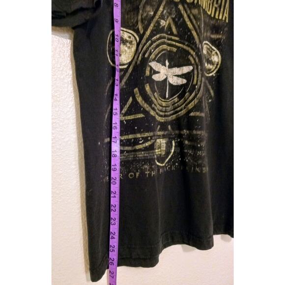 VTG Y2K Coheed and Cambria Year of the Black Rainbow Tour Tee Prog Rock SZ M - Picture 5 of 7